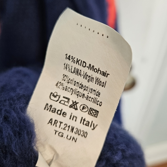 Carla Giannini Star Cardigan Sweater Mohair and Wool - one size - Picture 7 of 16